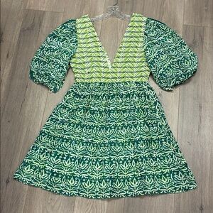 Ash & Eden smocked dress S